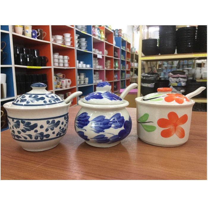 พวงเครื่องปรุงเซรามิก (พวงพร้อมโถในชุด) - รูปที่ 5