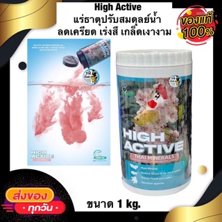 High Active แร่ธาตุปรับสมดุลย์น้ำ ลดเครียด เร่งสี เกล็ดเงางาม 1000 กรัม 1kg.