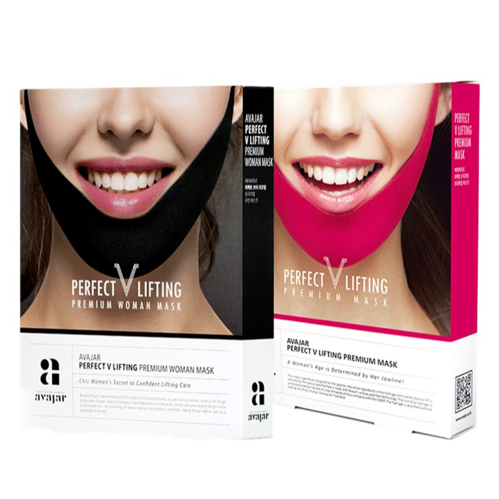 Avajar Perfect V lifting premium mask / premium plus mask | Shopee Thailand