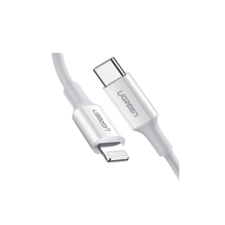 Ugreen MFi สายเคเบิล USB Type C ต่อ Lightning USB C สำหรับ for IPhone 12 Mini Pro Max 8 PD 18W 20W Macbook Pro