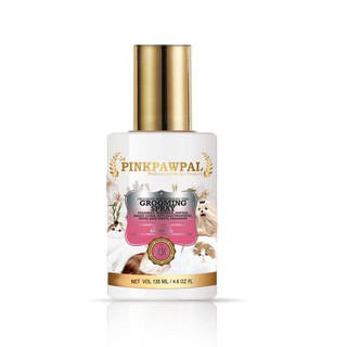 Pinkpawpal​ Groomming​ Spray​135ml.(R10)​ทรีทเม้นท์​สเปรย์​บำรุงขน​พร้อมลดการขาดหลุดร่วง​ สำหรับ​สัตว์