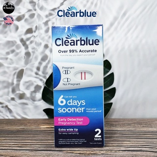 [Clearblue] Early Detection Pregnancy 2 Tests อุปกรณ์การตั้งครรภ์ ที่ตรวจครรภ์ แบบจุ่ม