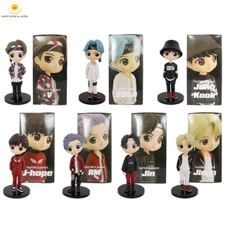 โมเดลฟิกเกอร์ PVC รูป BTS Standing Action Figure Youth League Big Eyes สําหรับตกแต่งบ้าน