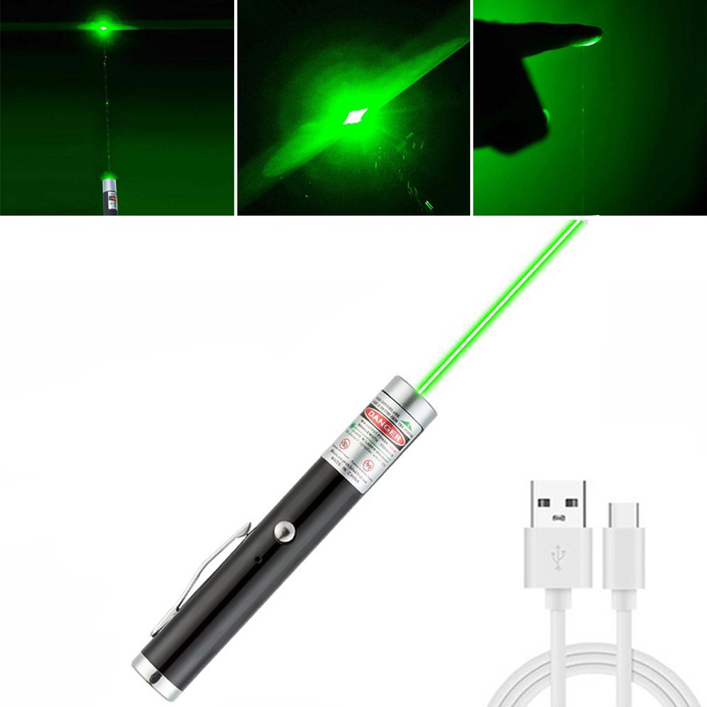 Laser sight pointer usb 5mw high power green red dot laser light pen