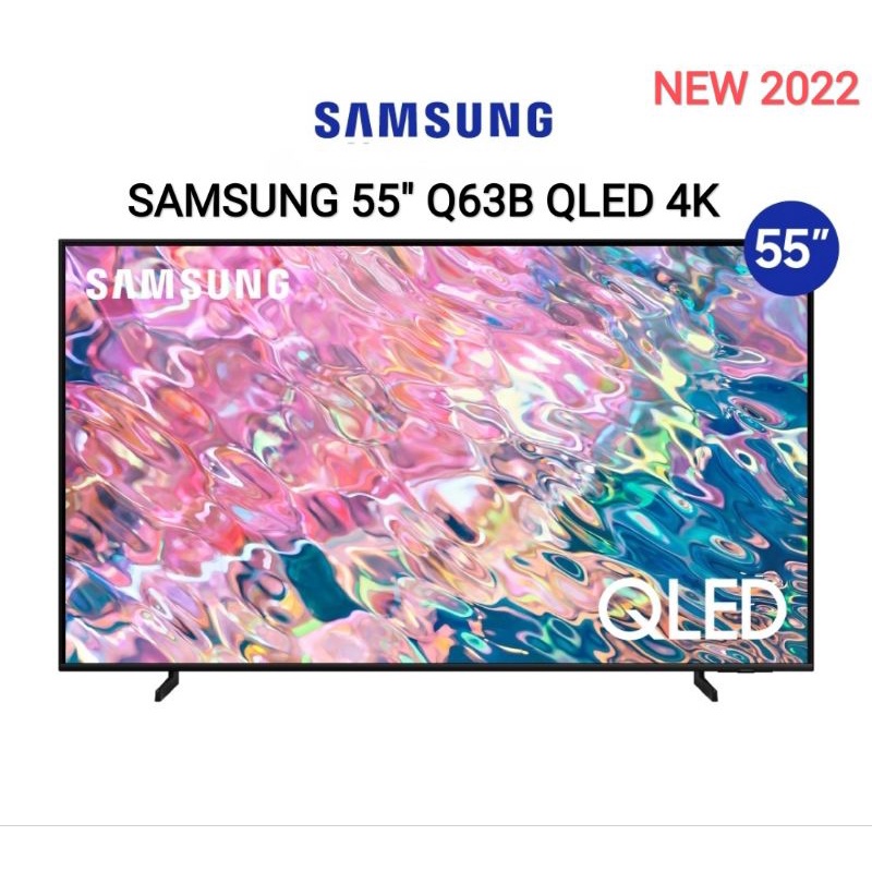 (NEW 2022) SAMSUNG 55" Q63B QLED 4K Smart TV QA55Q63BAKXXT