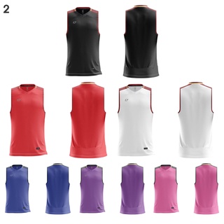 Ocel Collection เสื้อแขนกุด Sleeveless Shirt Akira OC-SL001 WT / RD / PP / BK / BE / PK (159)