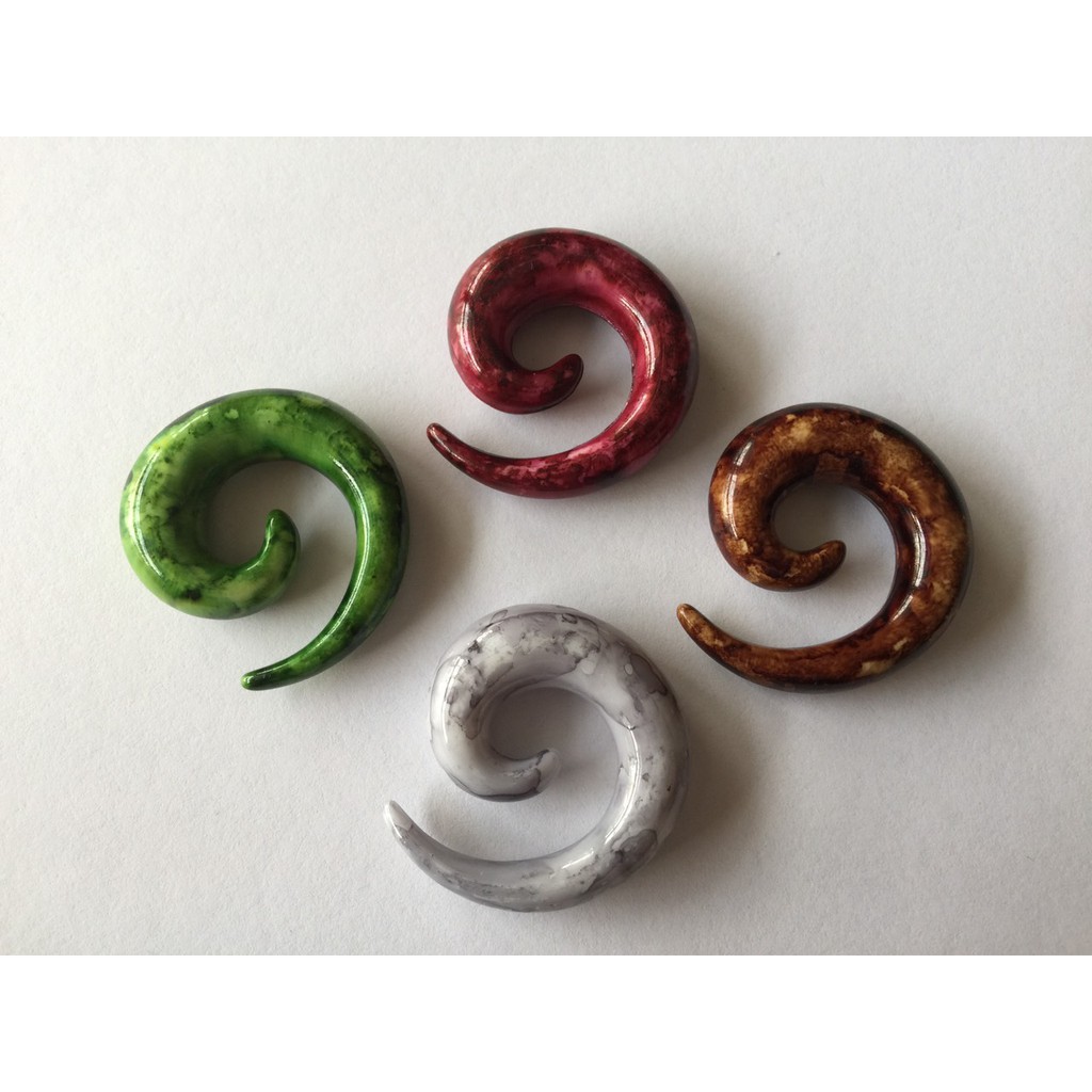 3 - 10 mm มิล แท่งขยายหู อะคริลิค จิวหู จิวระเบิด ต่างหู ต่างหูชาย จิวขยายหู pincher ear plugs expander body piercing