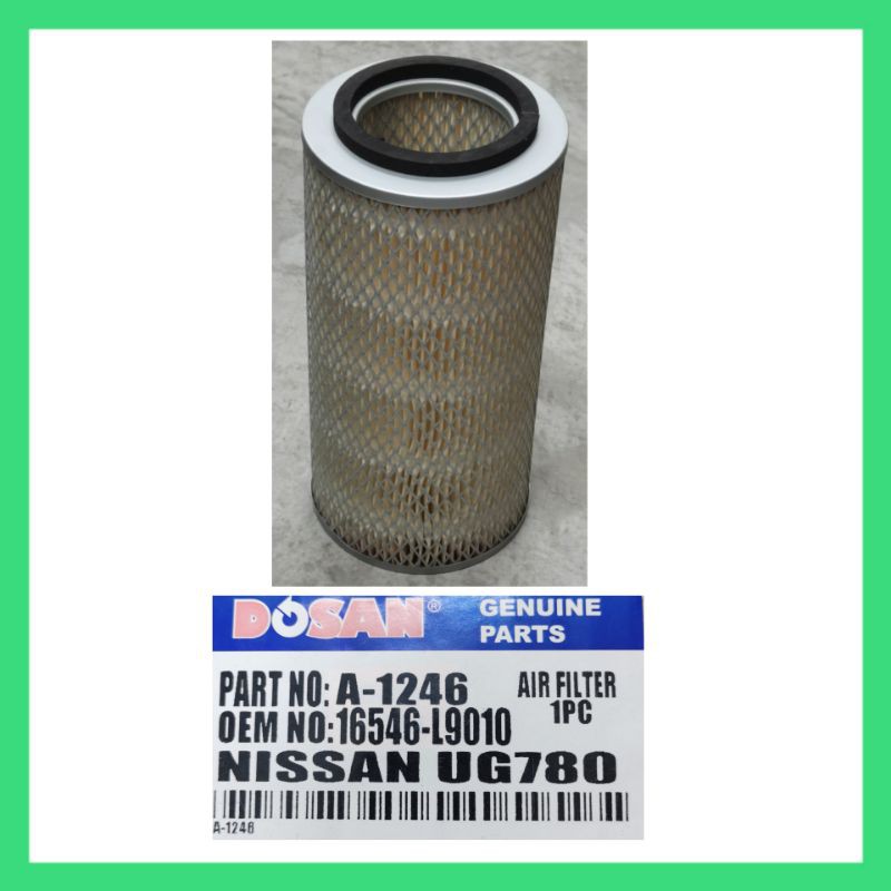 DOSAN A-1246 NISSAN UG780 AIR FILTER 16546-L9010