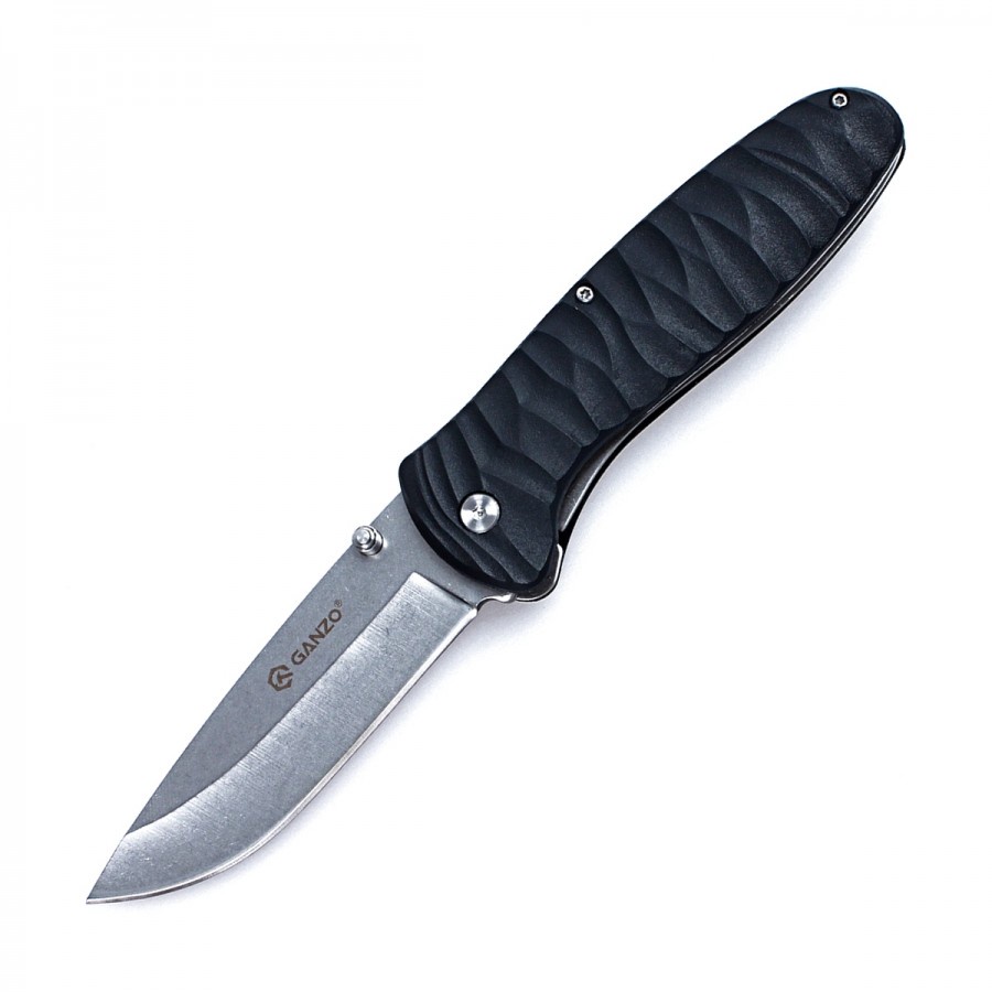 มีดแคมป์ (folding knife) Ganzo G6252 ของแท้ เหล็ก 4116 Liner lock ด้าม fiberglass มีดเดินป่า EDC
