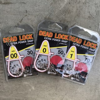 กิ๊ป สแตนเลส Dead Lock Extra Power SNAP Size00/0/1 จำนวน10ตัว VP-0055