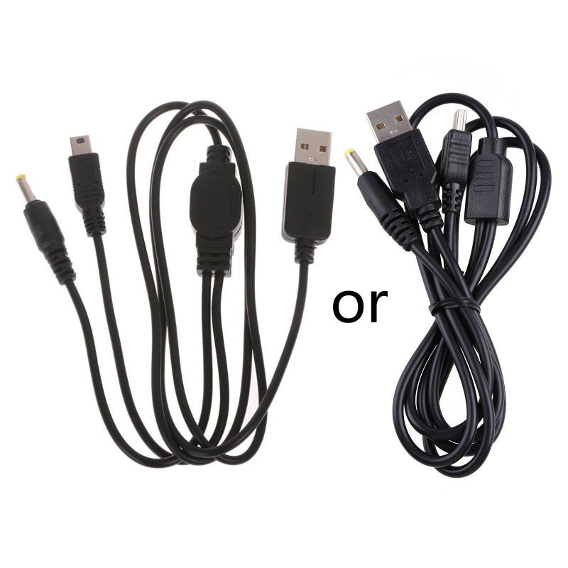 XU Data Cable Charger Power 2 in 1 USB Data Charge Cable สําหรับ 2000 3000 เกมคอนโซลสายชาร์จ Accs