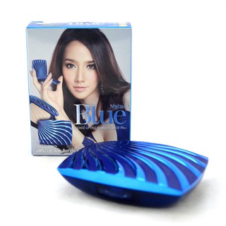 **ของแท้** Mistine Blue Locked Lifting Powder  SPF 25 PA++ แป้งพัฟมิสทีน บลู ล็อค ลิฟท์ติ้ง เพาเดอร์ โปรฯ พิเศษ