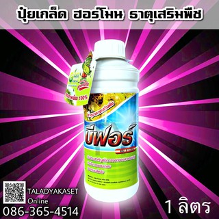 บีฟอร์ 🌺 โบรอน 10% ขนาด 1 ลิตร ป้องกันผลแตก ขยายผล เพิ่มน้ำหนัก กระตุ้นการพร้อมผสมเกสร ใช้ได้กับพืชทุกชนิด