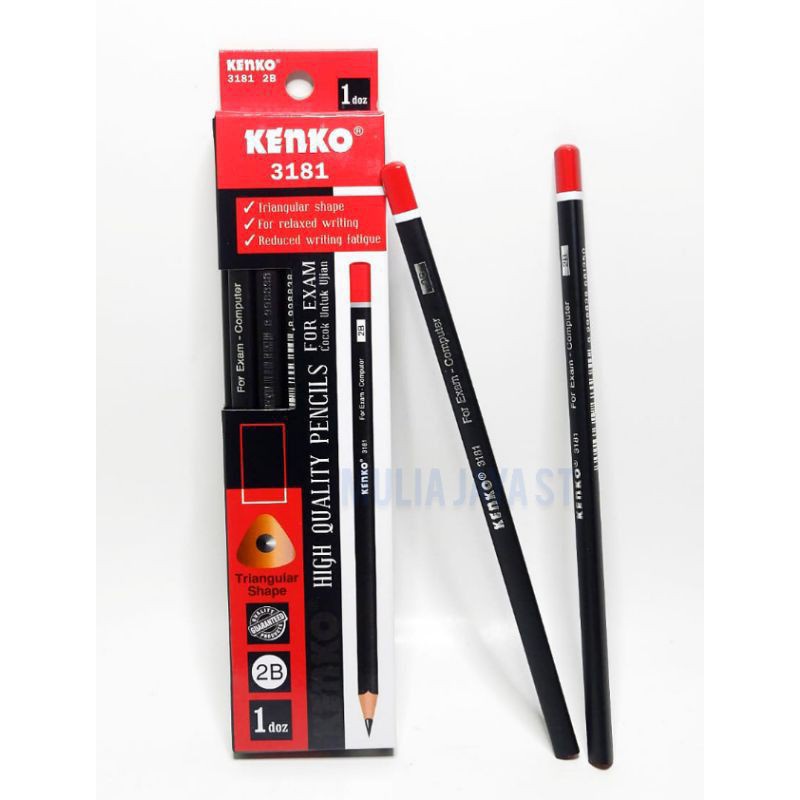 [12PC] PENCIL 3181 2B KENKO / KENKO PENCIL 2B 3181