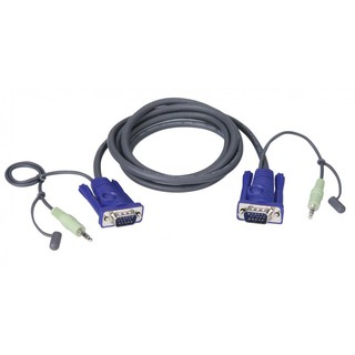 ATEN VGA Cable (Male / Male) with Audio 2 m รุ่น 2L-2502A