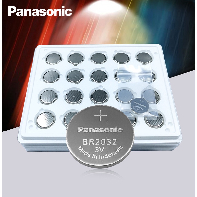 100PCS/Lot New Original Panasonic 3V BR2032 Battery BR 2032 High temperature Button Coin Cell Batter