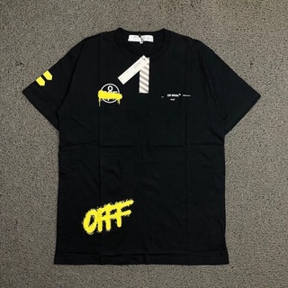 เสื้อยืด พิมพ์ลายลูกศร Off White Spray แฟชั่นสตรีทS-5XL