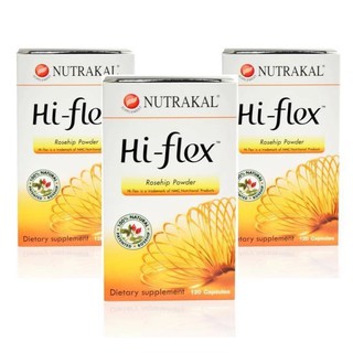 NUTRAKAL Hi-flex ลดอาการปวดข้อ ข้อเสื่อม (120 แคปซูล) x 3 กล่อง