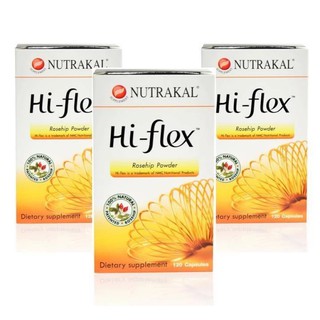 NUTRAKAL Hi-flex ลดอาการปวดข้อ ข้อเสื่อม (120 แคปซูล) x 3 กล่อง