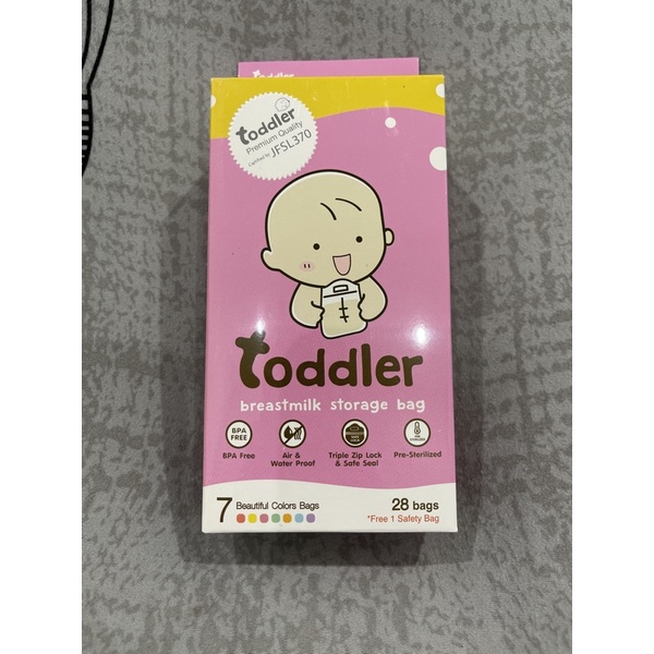 ถุงเก็บน้ำนม toddler 9 oz. (28ใบ)