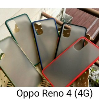 เคส Oppo Reno4  (4G ตรงรุ่น )ขอบซิลิโคน