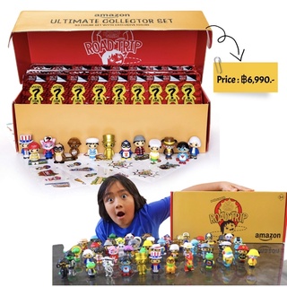 Ryan’s World Road Trip 53 pc Complete Figure Set + Bonus Figure, Mystery Figures For All 50 States, Ultra-Rare Figures