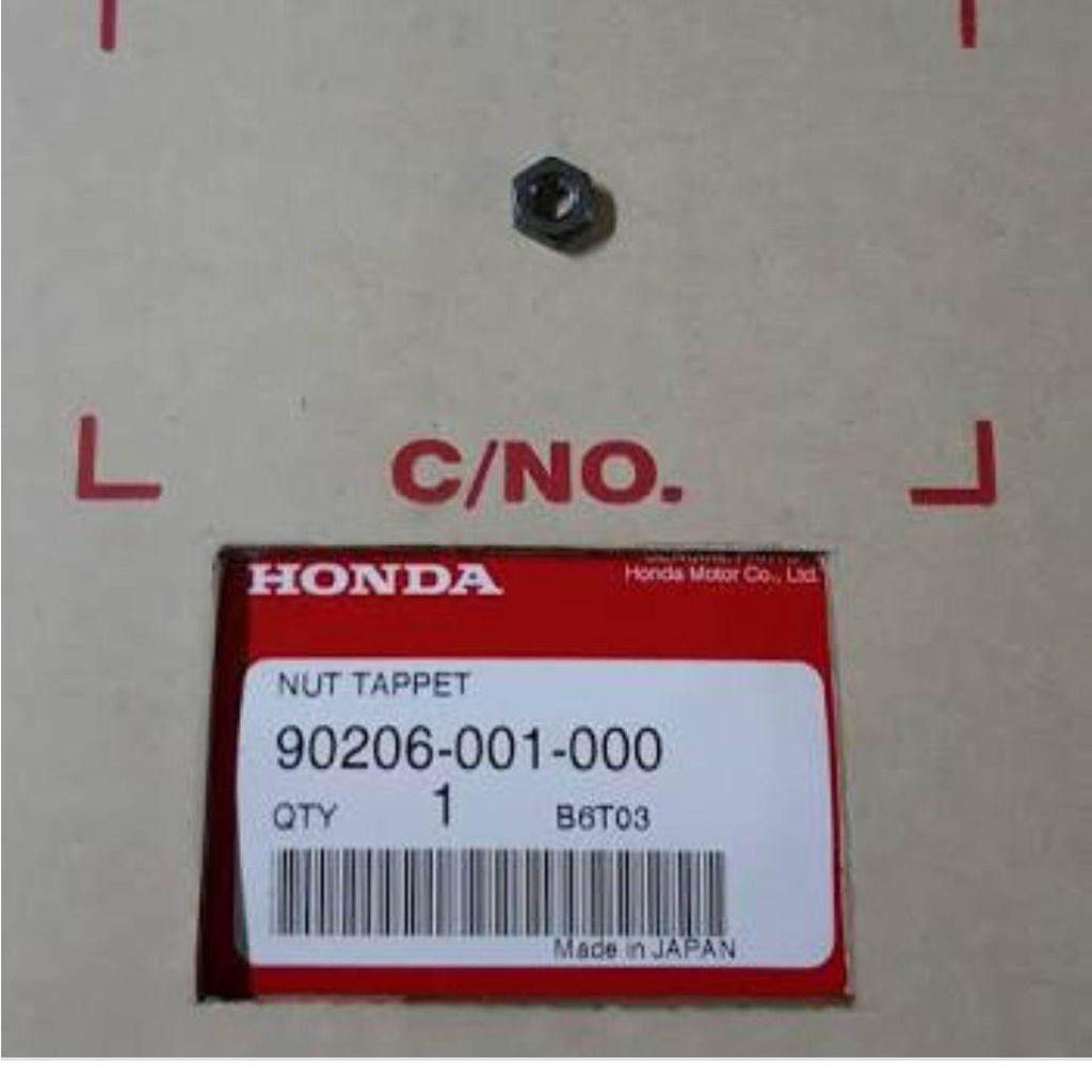 90012-333-000/90206-001-000/4ชุดสกรูปรับตั้งวาล์วแท้ พร้อมน็อตล็อคHONDA C100,WAVE100,WAVE125รุ่นคาบู