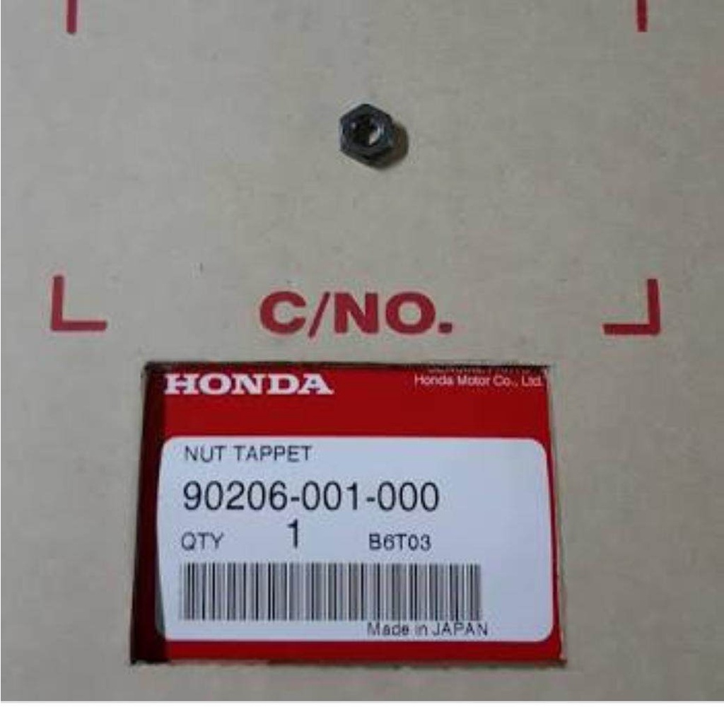 90012-333-000/90206-001-000ชุดสกรูปรับตั้งวาล์วแท้ พร้อมน็อตล็อคHONDA C100,WAVE100,WAVE125รุ่นคาบูร์