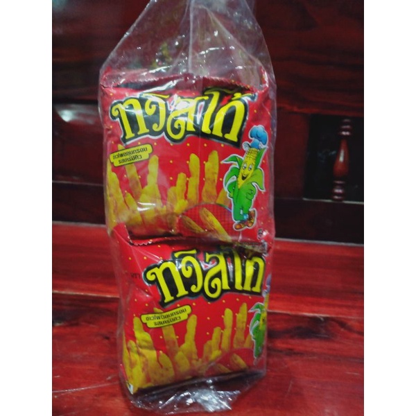 กินเพลิน ✨ทวิสโก้ ข้าวโพดอบกรอบ รสบาร์บีคิว แพ็ค 12 ซอง ขนม 5 บาท