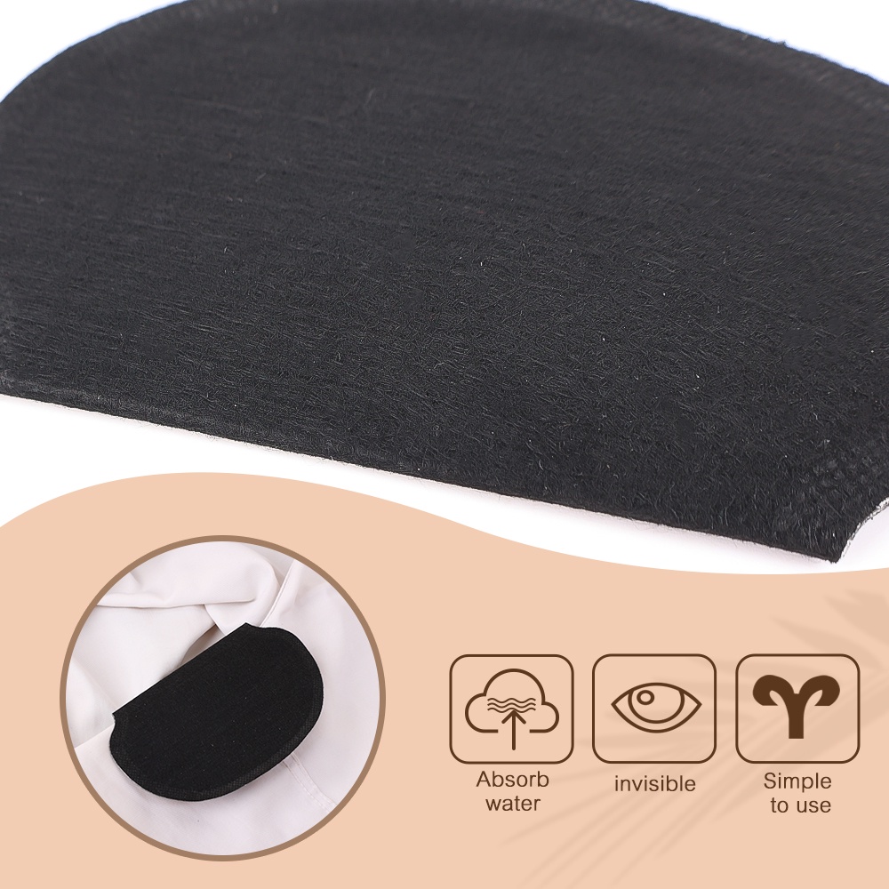 สติกเกอร์ดูดซับเหงื่อรักแร้ แบบไม่ทอ ใช้แล้วทิ้ง 10 ชิ้น / ผ้าฝ้ายระงับกลิ่นกาย มีกาวในตัว ดูดซับเหงื่อ / ระบายอากาศได้ สะดวกสบาย รสจืด - รูปที่ 5