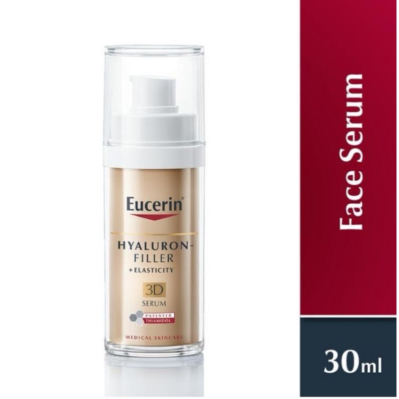 Eucerin​ Hyaluron Filler + Elasticity Day 3D Serum 30ml.​ (ไม่มีกล่อง)​