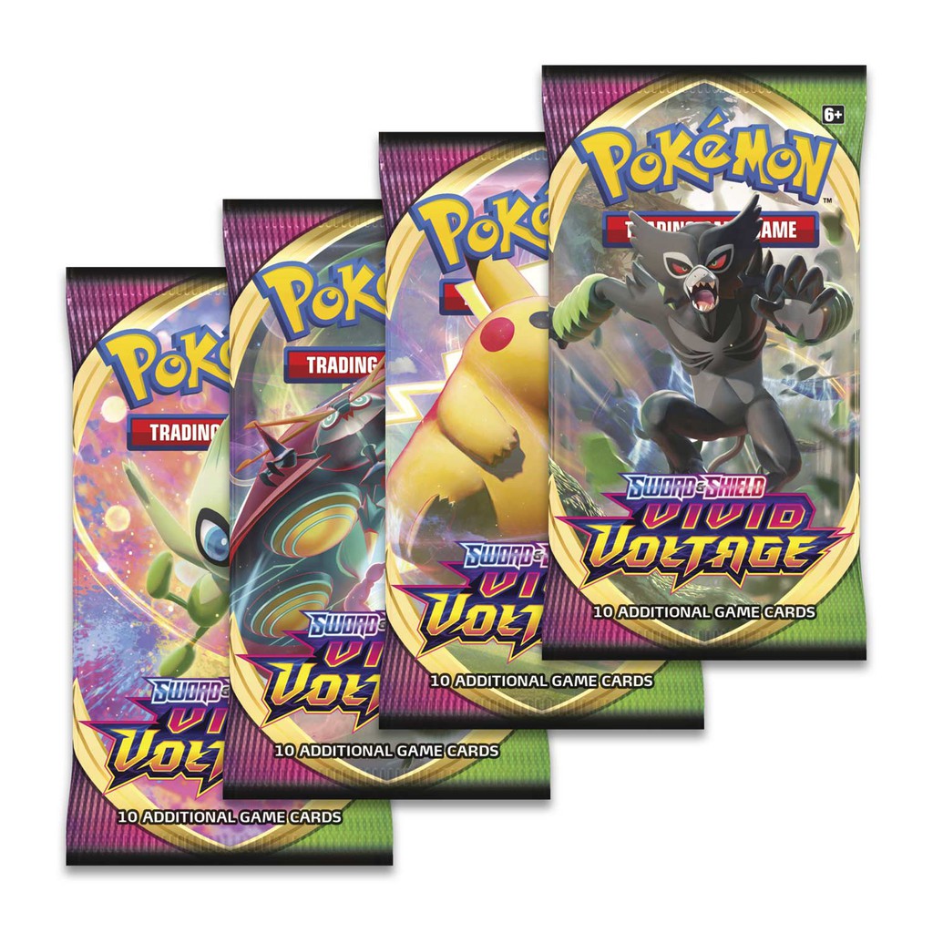 Pokemon Card Boosters pack Pikachu Shocking Amazing Volt Gym prize Vivid Voltage 