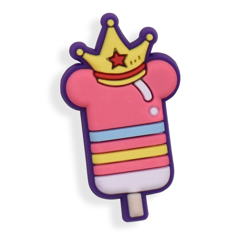 น่ารักนักบินอวกาศรองเท้าเสน่ห์รองเท้าดอกไม้หัวเข็มขัดพีวีซีรองเท้ายางนุ่มตกแต่งหัวเข็มขัดรองเท้าสวนอุปกรณ์เสริม