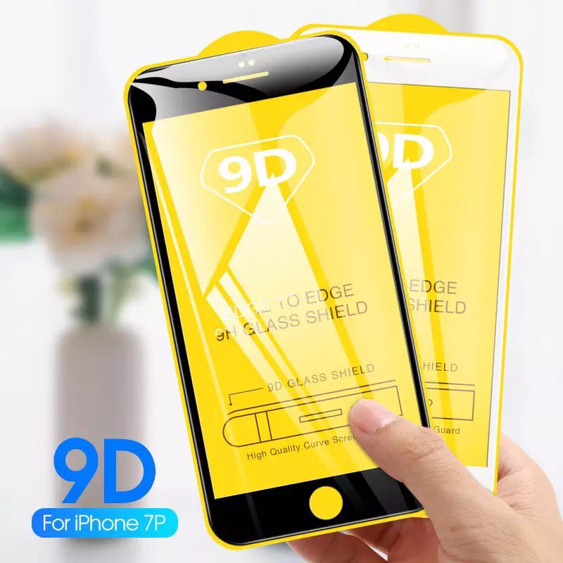 (2PCS) 5/5S/5C/5SE/SE/6/6S/6 Plus/6S Plus/7/7 Plus/8/8 Plus Full Cover 9D กระจกนิรภัย
