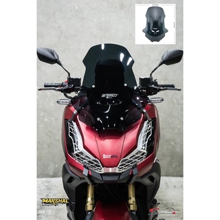 ชิลหน้า บังไมล์ SPEEDY #02 สำหรับ HONDA ADV350 หนา 4มม (4mm)ฟิลม์ดำ 24นิ้ว (Inch)