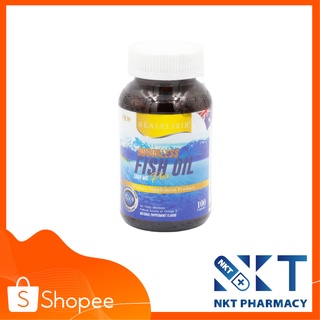 Real Elixir odourless fish oil กลิ่นเปปเปอร์มิ้นต์ (30/100 เม็ด)