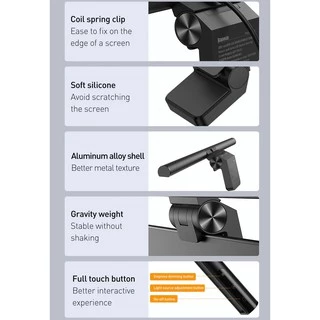Baseus LED Light Desk Lamp ไฟติดหน้าจอ โคมไฟแขวนหน้าจอ สําหรับอ่านหนังสือ โคมไฟ led หลอดไฟ โคมไฟอ่านหนังสือ