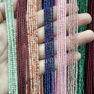 💕 รวมหิน 💕 หินนำโชค หินธรรมชาติ ขนาดจิ๋ว 2 มิล ( 2 mm ) Best seller gems stones 2 mm round full stand for diy