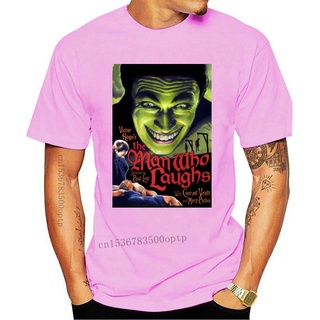 ขายดี!ขายดี เสื้อยืด พิมพ์ลายโปสเตอร์ The Man Who Laughs Paul Leni movie 1928 BLACK S-5 JPodfh88DNakgn27S-5XL