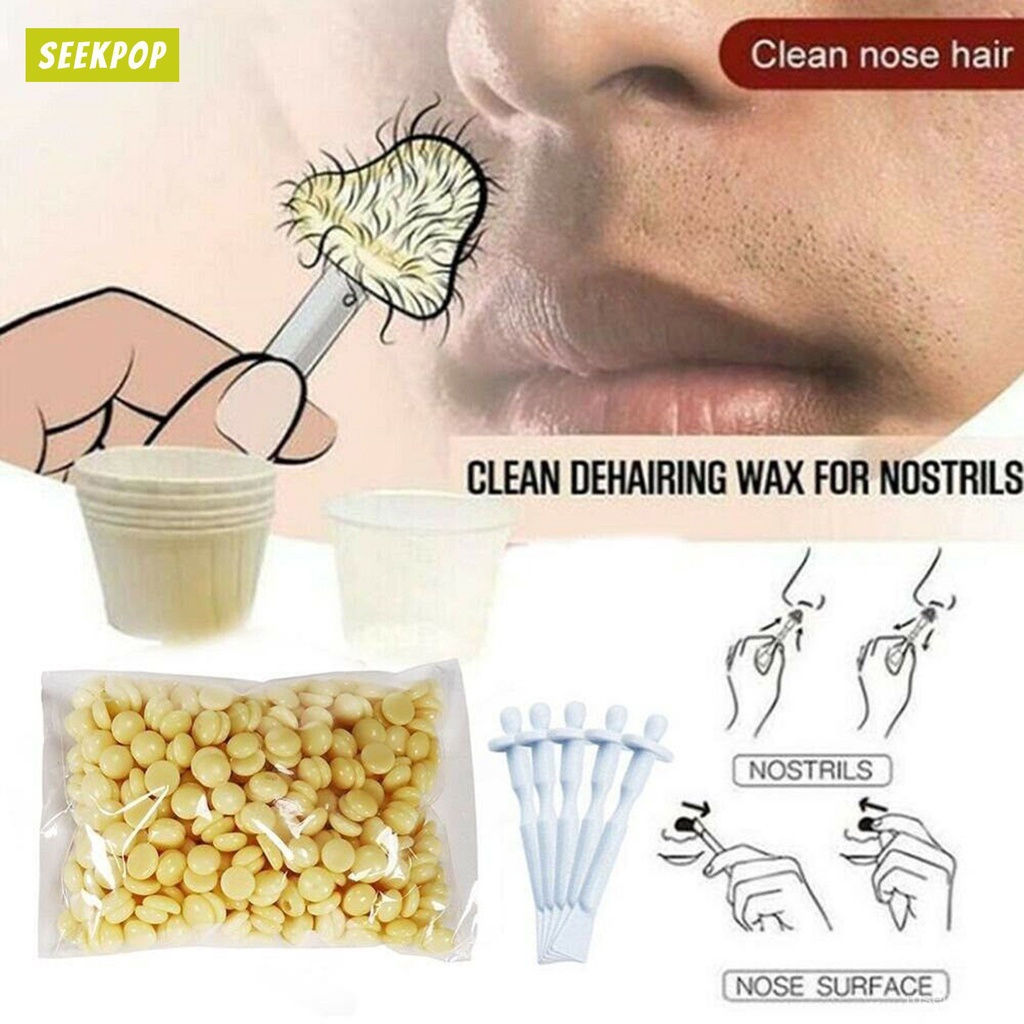 Nose Ear Hair Wax Kit Nose Hair Removal Set for Men Women Effective And  Safe | Shopee Thailand
