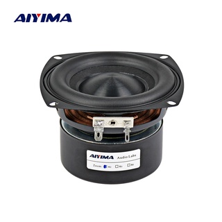 Aiyima ลําโพงสเตอริโอ 4 นิ้ว 4 8 โอห์ม 40 W เสียงเบสเต็มช่วง Altavoz Portatil Hifi แบบพกพา DIY สําหรับโฮมเธียเตอร์