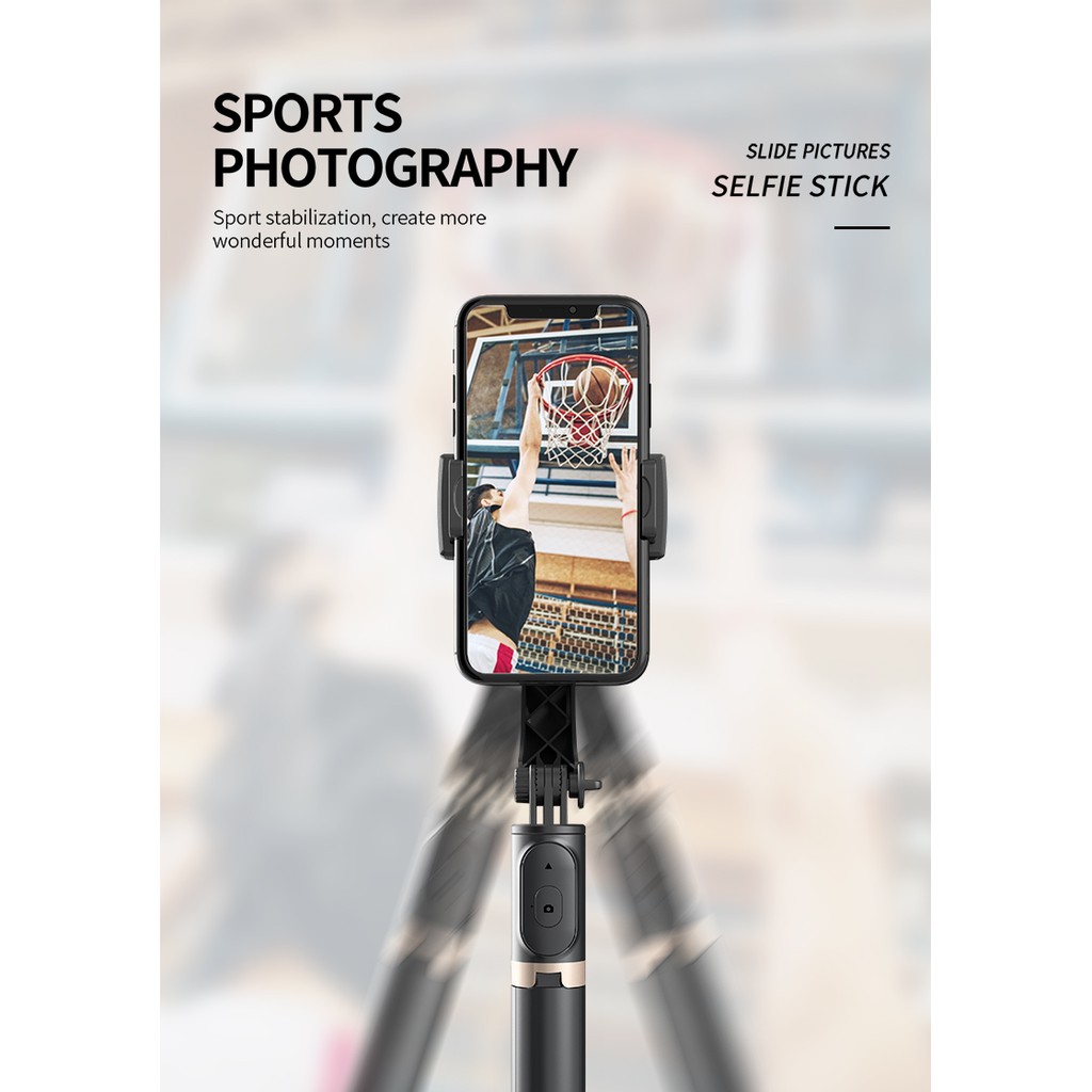 Selfie Gimbal Stabilizer Tripod Selfie Stick