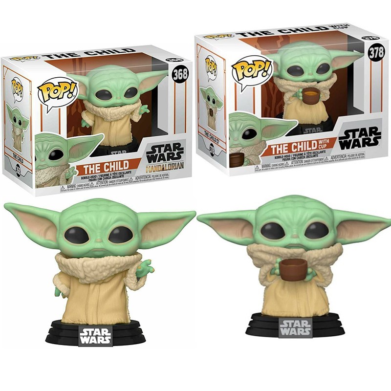 FUNKO ฟังโก้ป๊อป! Star WarsYoda baby Vinyl Action Figure ของเล่นโมเดลตุ๊กตา