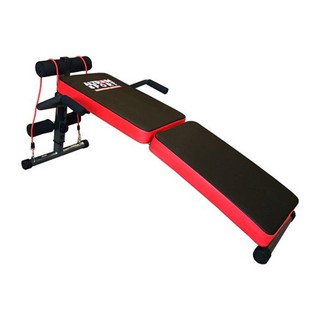 Abdominal muscle exercise machine SIT-UP BENCH ALTROM SPORT AL-1011 BLACK-RED Fitness equipment Sports fitness เครื่องบร