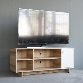 Inhome Furniture ชั้นไม้วางทีวี โต๊ะวางทีวี รุ่น KOMPLETE TV-1205 ขนาด 50 นิ้ว