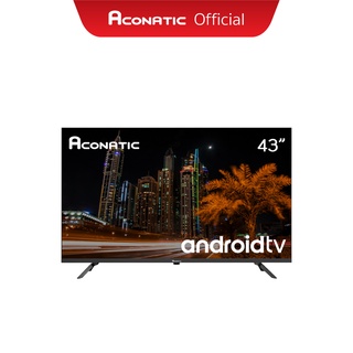 2022 New Android TV Aconatic LED FHD 43HS600AN 433FramelessTV Voice ContralAndroid TV img 0