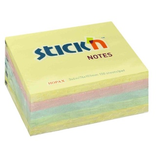 กระดาษโน้ต STICKN 3″x4″ คละสี 4+1 PASTEL