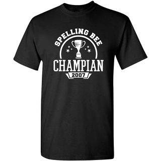 เสื้อยืด พิมพ์ลาย Spelling Bee Champian 2007 แฟชั่นฤดูร้อน สําหรับผู้ชาย