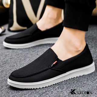 Kardion 👟 รองเท้าผ้าใบสลิปออน Slip-on เรียบหรู เบาสบาย ใส่เทียว ใส่ทำงาน รุ่น SLO