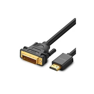 UGREEN รุ่น HD106 สาย HDMI to DVI 24+1 Cable รองรับภาพ FHD 1080P ใช้งานได้ 2 ทิศทาง